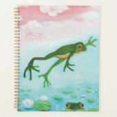Une Grenouille S'Enfonce Dans L'Étang Illustration (Devant)