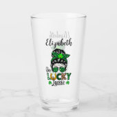 Une Heureuse Lassie Avec Un Nom En Verre (Dos)