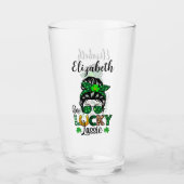 Une Heureuse Lassie Avec Un Nom En Verre (Devant)
