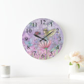 Une horloge de fée et de coccinelle conviviale (Maison)