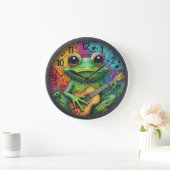 Une horloge de grenouille funky (Maison)