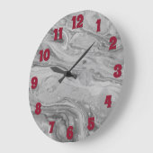Une horloge en marbre, (Angle)