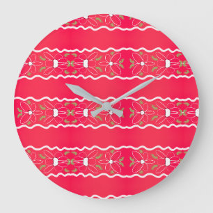 Une Horloge Florale Lumineuse