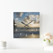 Une Horloge Mur De Plage Glorieuse (Maison)