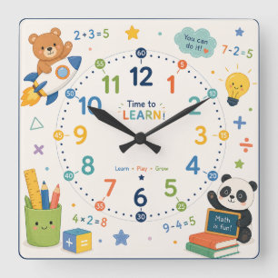 Une horloge murale pour la chambre des enfants