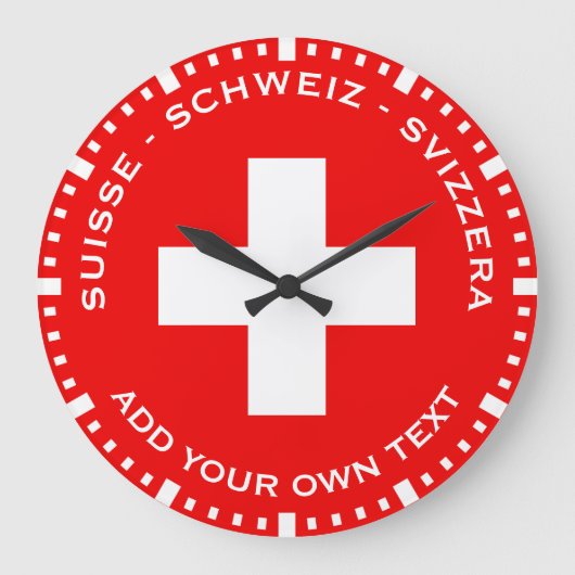 Une horloge très suisse (Recto)