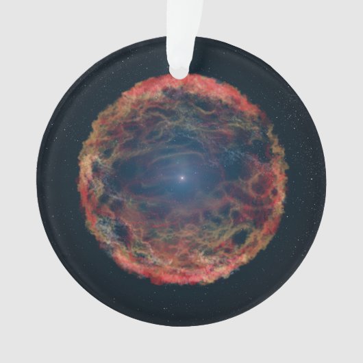 Une Impression Artiste De Supernova 1993j. (devant)