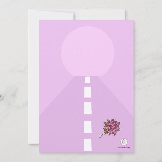 Une invitation à Brunch pour deux Mariages mariés (Dos)