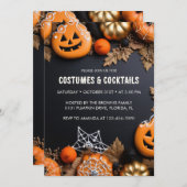 Une invitation à Halloween éffrayante (Devant / Derrière)