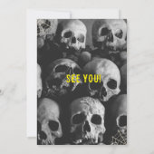 Une invitation à Halloween éffrayante (Dos)