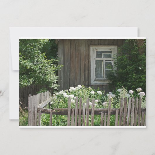 Une invitation à la cabane en bois (Devant)
