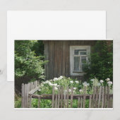 Une invitation à la cabane en bois (Devant / Derrière)