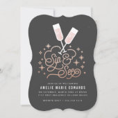 Une invitation à la petite sip et à la vue rose (Devant)