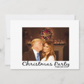 Une invitation à Noël de Donald et Melania (Devant)