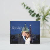 Une invitation à Noël de Donald et Melania (Debout devant)