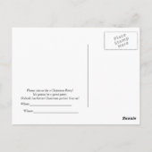 Une invitation à Noël de Donald et Melania (Dos)