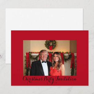 Une invitation à Noël de Donald et Melania
