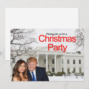 Une invitation à Noël de Donald et Melania