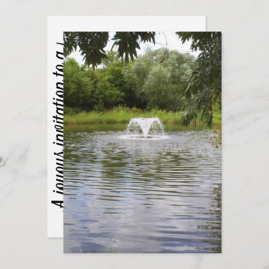 Une invitation à tout usage pour votre événement (Devant / Derrière)