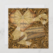 Une invitation à un événement royalement élégant (Devant / Derrière)