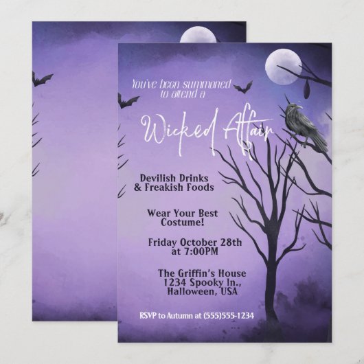 Une invitation à une affaire vicieuse (Devant / Derrière)