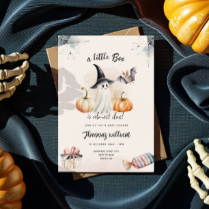 Une invitation à une baby shower fantomatique pour
