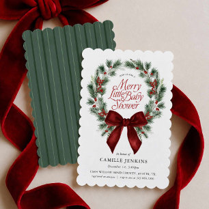 Une invitation à une baby shower joyeuse et charma
