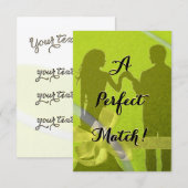 Une invitation à une correspondance parfaite (Devant / Derrière)