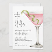 Une invitation à une fête d'anniversaire pour adul (Devant)