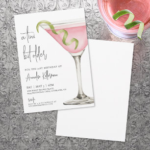 Une invitation à une fête d'anniversaire pour adul