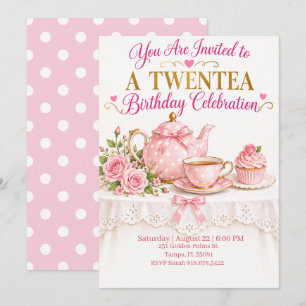 Une invitation à une fête d'anniversaire Twentea (