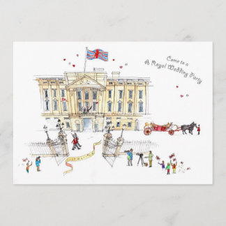 Une invitation à une fête de mariage royal