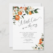 Une invitation au baby shower Little Cutie (Devant)