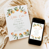 Une invitation au baby shower Little Cutie