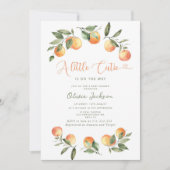 Une invitation au baby shower Little Cutie (Devant)