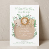 Une Invitation Baby shower Un Peu Sauvage