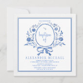 Une invitation bleue (Devant)