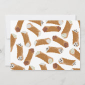 Une invitation Cannoli joyeuse pour 1er Premier an (Dos)