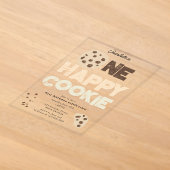 Une invitation Cookie Happy pour un 1er anniversai (Poser)