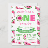 UNE invitation d'anniversaire dans un melon, pastè (Devant)