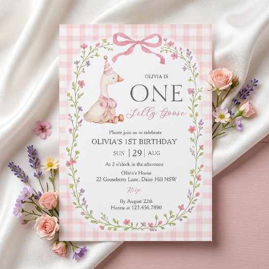 Une invitation d'anniversaire de canard idiot à ru