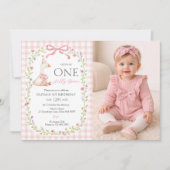 Une invitation d'anniversaire de One Silly Goose B (Devant)