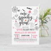 Une Invitation D'Anniversaire Éffrayante Ghoul - F (Debout devant)