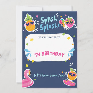 Une invitation d'anniversaire inoubliable