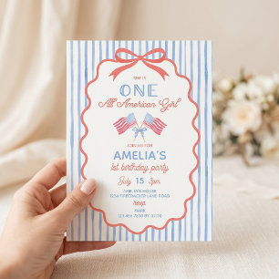 Une invitation d'anniversaire pour une fille tout