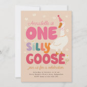 Une invitation d'anniversaire pour une oie idiote, (Devant)