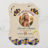 Une invitation d'anniversaire qui convient à tout  (Devant / Derrière)