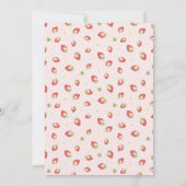 Une invitation de baby shower à la douceur fruitée (Dos)