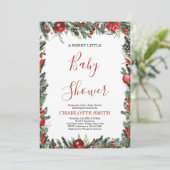 Une invitation de baby shower joyeuse (Debout devant)