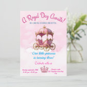 Une invitation de fête de princesse magique (Debout devant)